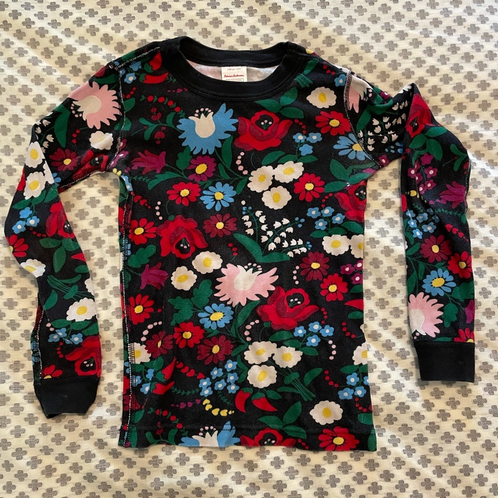 Girls floral Hanna Andersson long sleeve pajama top